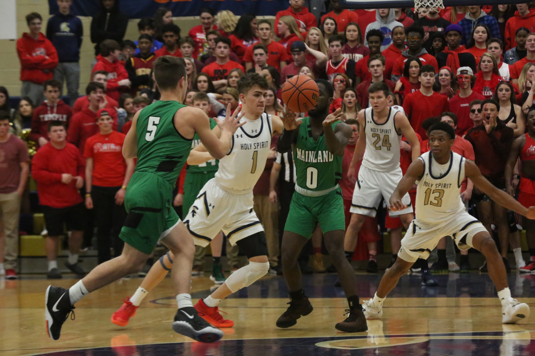 Holy Spirit Mainalnd boys basketball